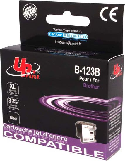 Tusz UPrint B-123B / LC-123BK (Czarny)