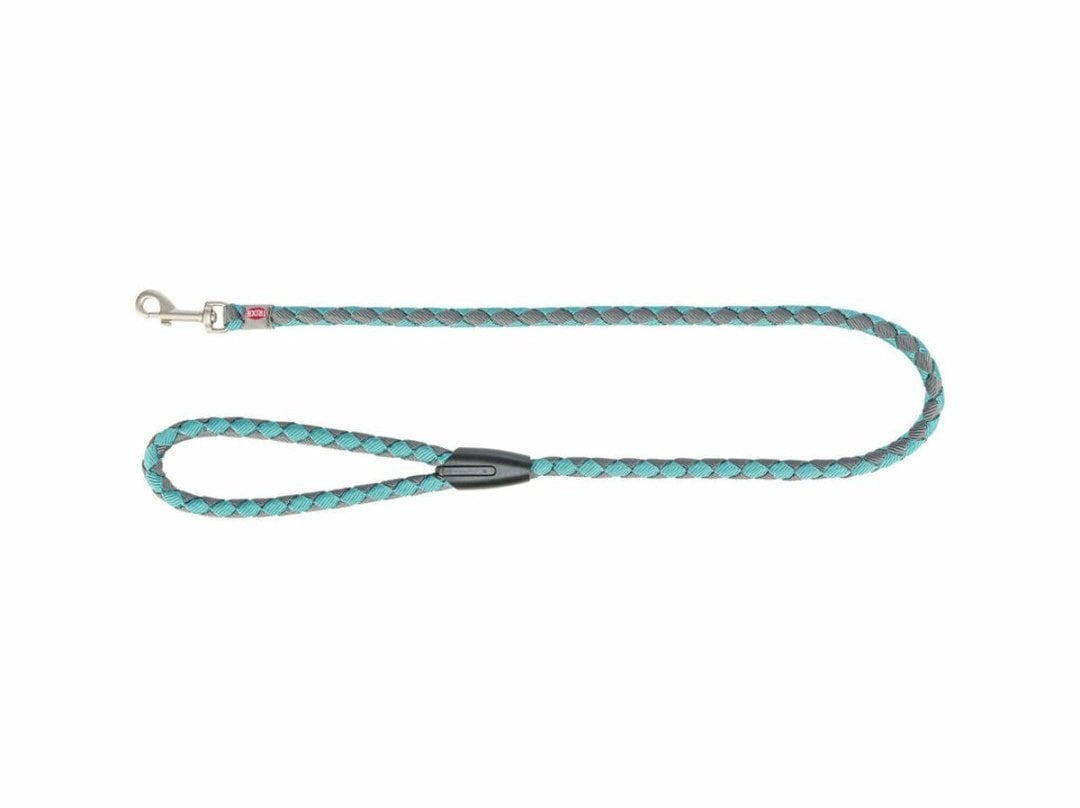 Trixie Cavo S/M linowa 1m szaro-niebieska