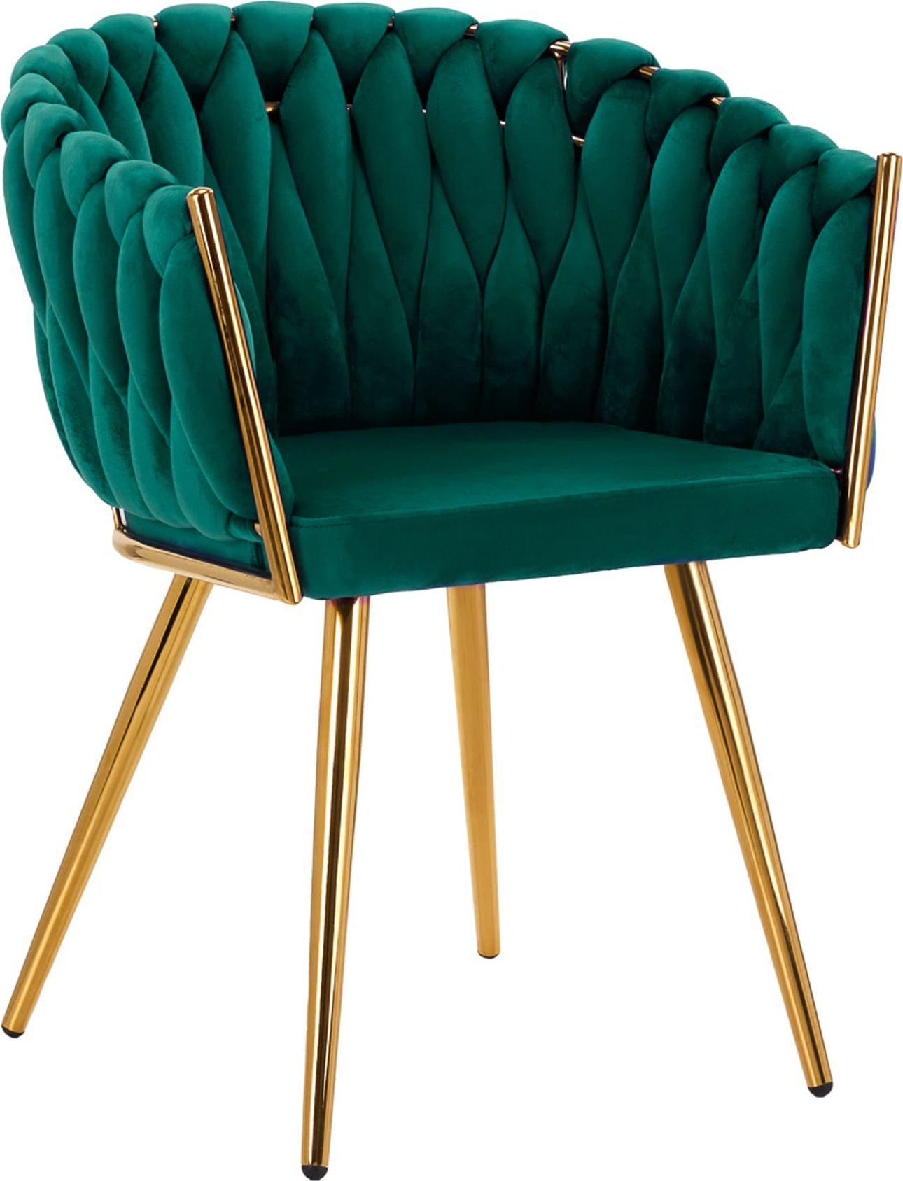 Activeshop 4Rico krzesło QS-GW06G aksamit zielone