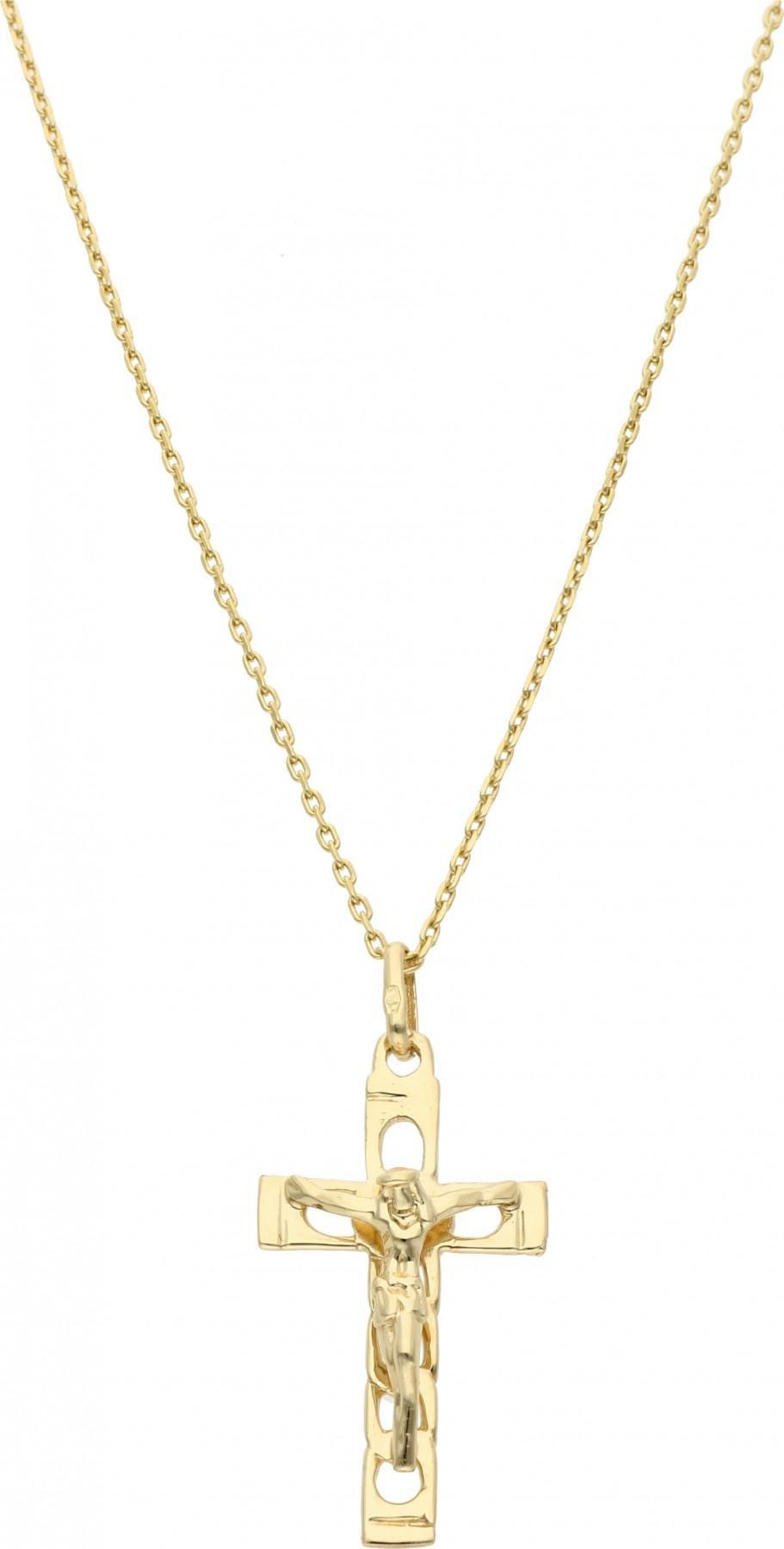 Rosanto Złoty krzyżyk z wizerunkiem Jezusa 585 14k