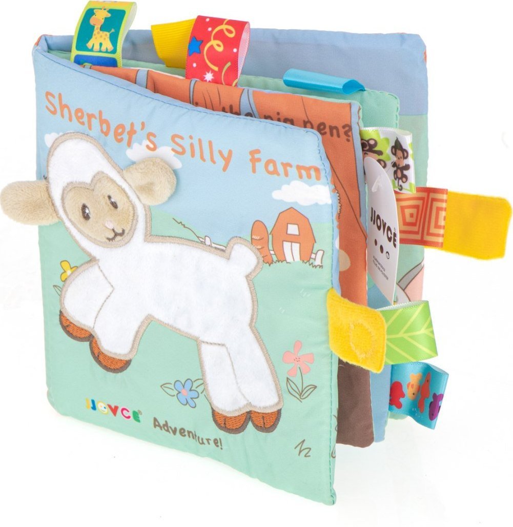 Kontext Książeczka sensoryczna gryzak metki owieczka