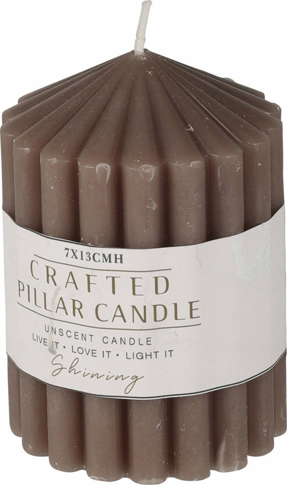 Home Styling Collection Świeca dekoracyjna Pillar, 10 cm