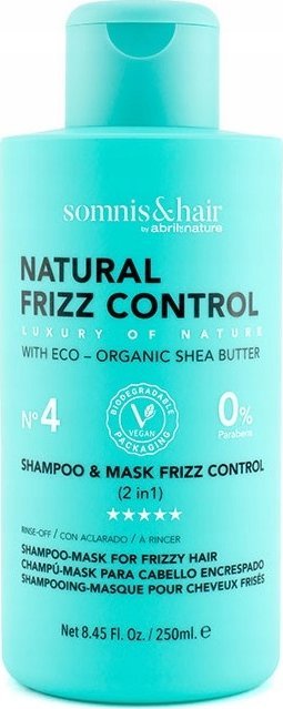 SOMNIS&HAIR_Natural Frizz Control szampon i maska do włosów 250ml