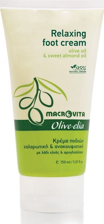 Macrovita OLIVE-ELIA relaksujący i aktywnie zmiękczający krem do stóp z bio-składnikami 150 ml