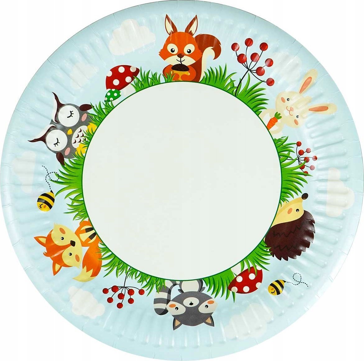 Teka Talerze papierowe Le¶ne zwierz±tka 8szt