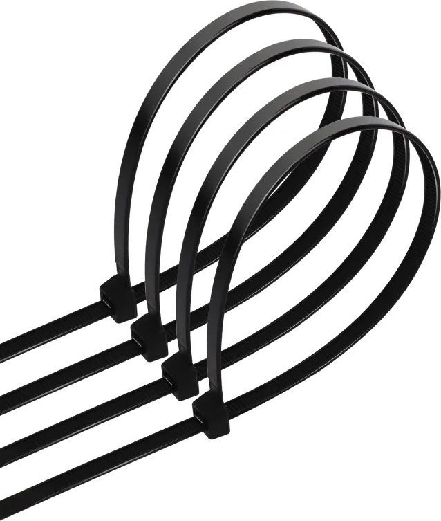 Aigostar Nylonowa opaska zaciskowa 40 szt. 3,6x250 mm czarna Nylonowa opaska zaciskowa 40 szt. 3,6x250 mm czarna