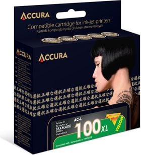 Tusz Accura Tusz AC-L100XLY / 100XL (Yellow)