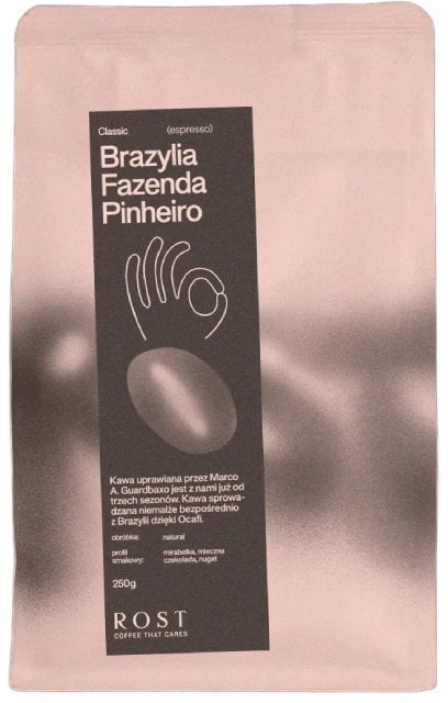 Kawa ziarnista ROST Brazylia Fazenda Pinheiro ESPRESSO 250g