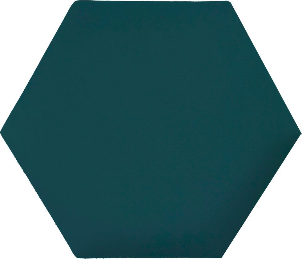 Panel tapicerowany heksagon 60cm Magic Velvet 2220 (Ciemny turkus) 60x52