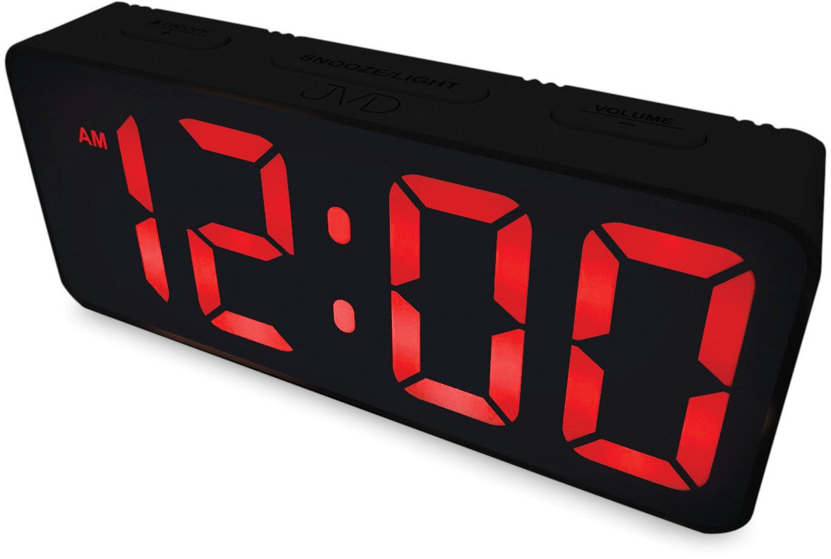 Zegar budzik LED JVD SB524.2 regulacja głośności .