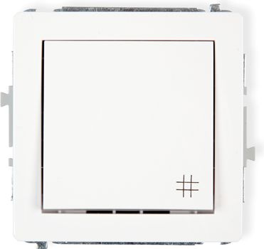 Karlik DECO łącznik podtynkowy krzyżowy białe (DWP-6)