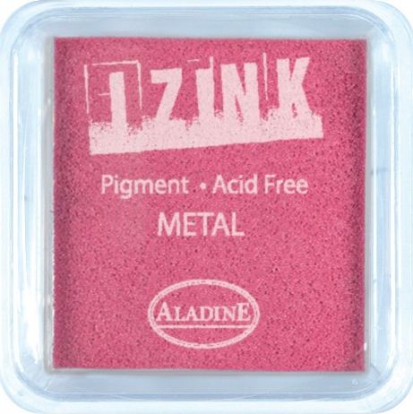 Aladine Tusz na papier do stempli róż metalik