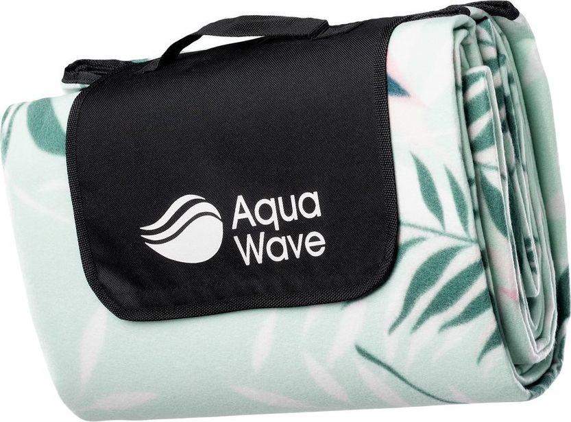 AquaWave Koc piknikowy AQUAWAVE 200x200cm SALVA Dusty Aqua