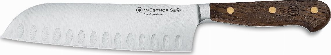 Wusthof Crafter Santoku 17 cm z Wgłębieniami Dąb