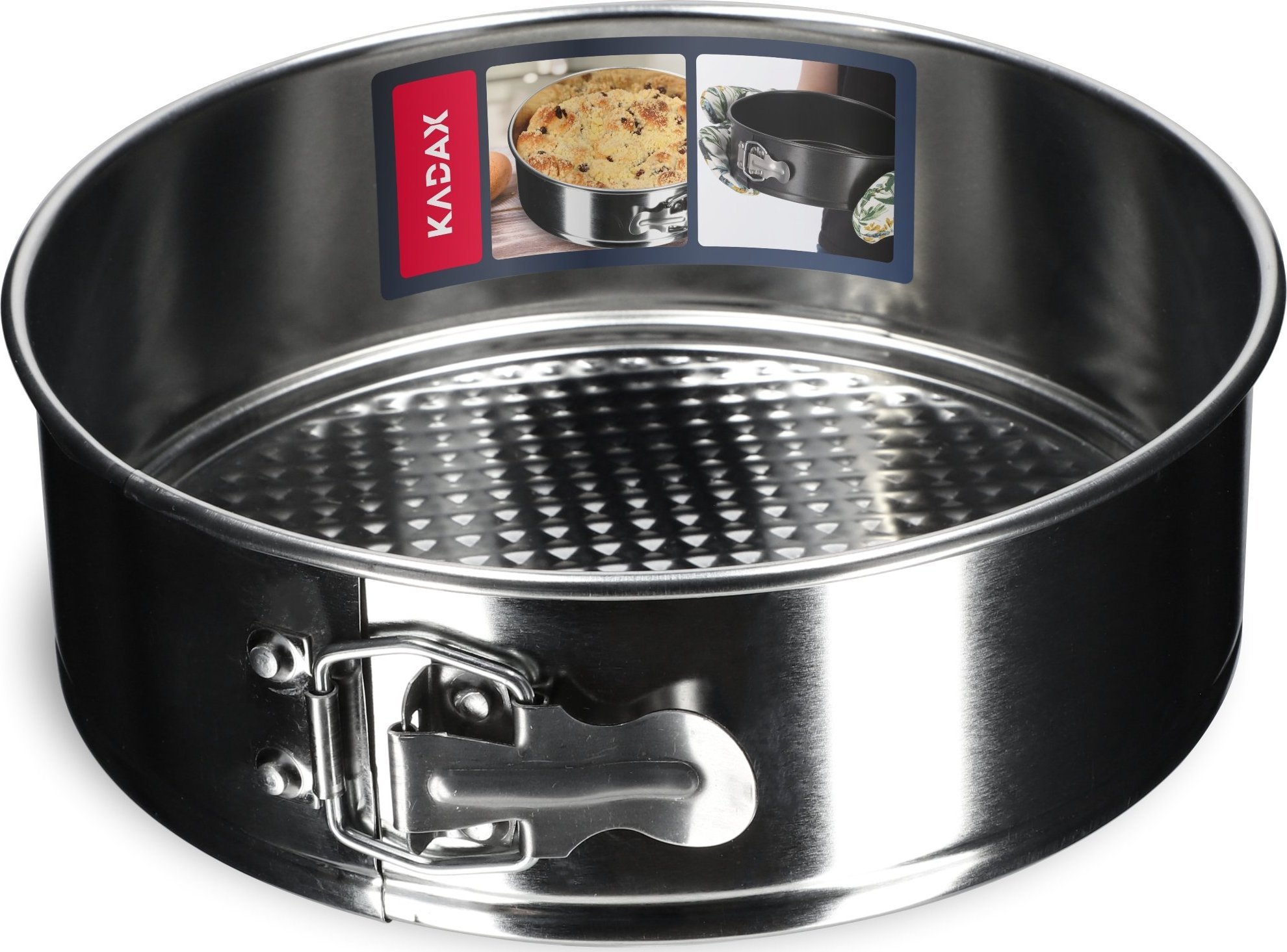 Kadax Tortownica Okrągła Blacha Forma Do Pieczenia 24cm