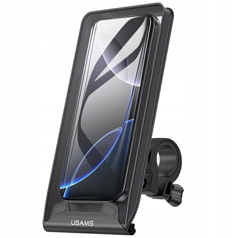 Usams Uchwyt rowerowy ZJ083 wodoodporny czarny