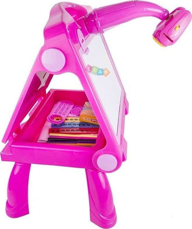LeanToys Tablica Sztaluga Projektor Na Kredę Pisak 49 cm