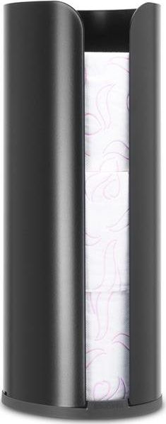 Brabantia Zasobnik na papier toaletowy ReNew czarny mat 280504