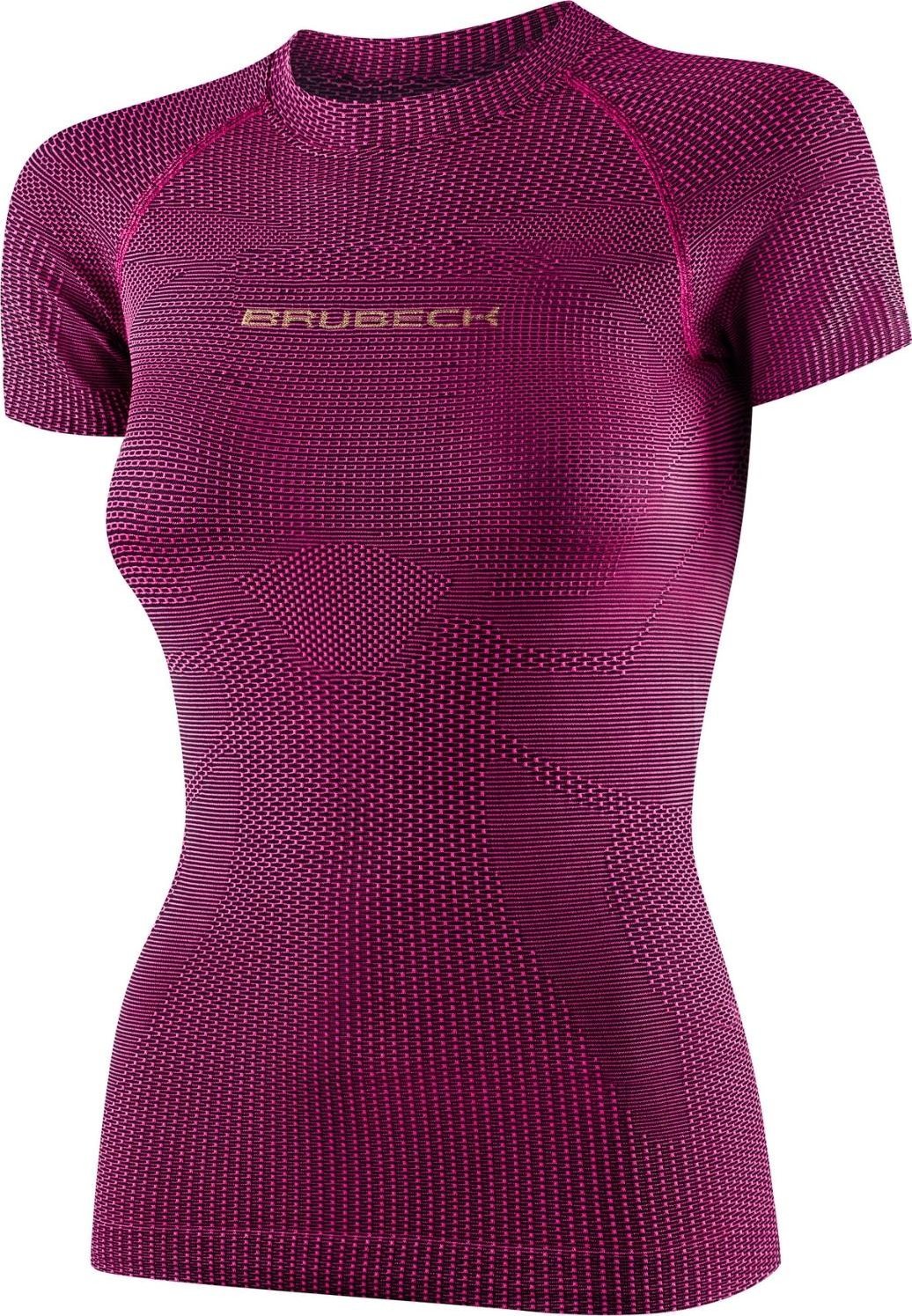 Brubeck Koszulka damska 3D PRO z krótkim rękawem SS13730 fioletowy L