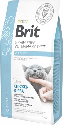 Brit Brit gf veterinary diets cat Obesity 5kg