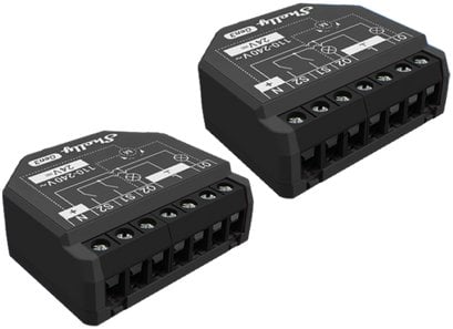 Shelly Relais "2PM Gen3 2er Pack" max 16A 2 Kanal WLAN BT
