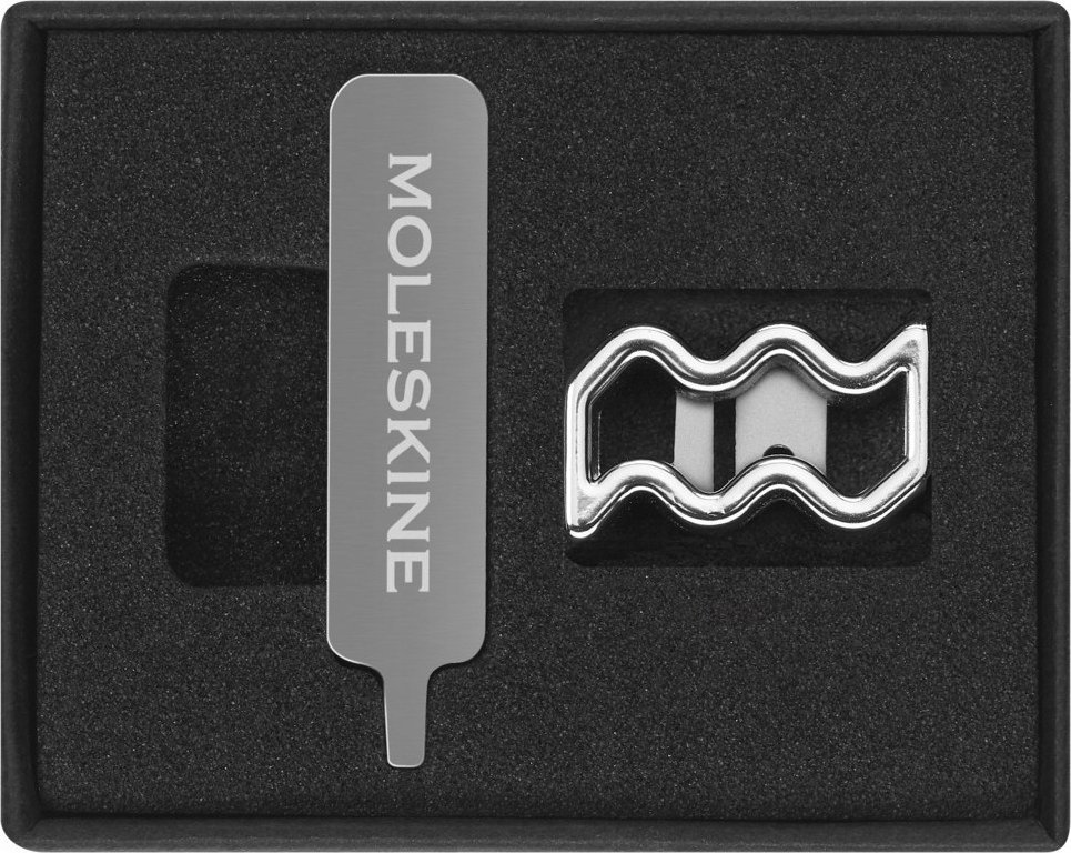 Moleskine Przypinka MOLESKINE, wodnik, srebrna