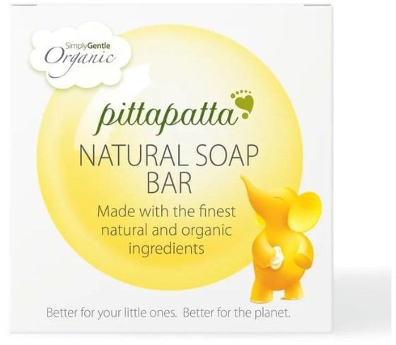 Pittapatta, Naturalne mydło do kapieli dla niemowląt, 100 g