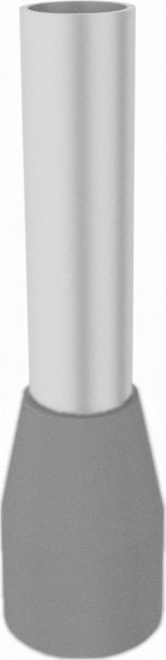 Elpromet 100szt. E0,75/8mm Końcówka tulejkowa izolowana 0,75mm2 szara E7508 Elpromet 0200