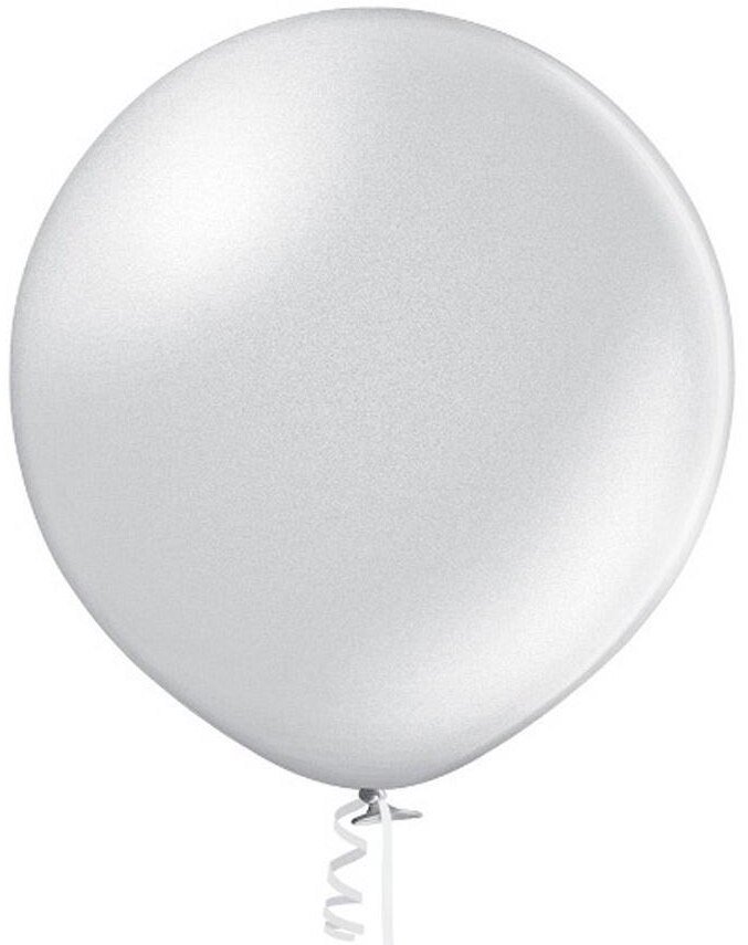 GoDan Balony Beauty&Charm metalizowane srebrny 60cm 2szt