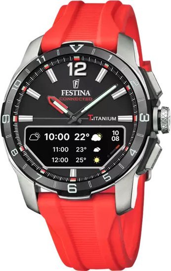 Zegarek Festina Zegarek męski Festina F23000-C czerwony