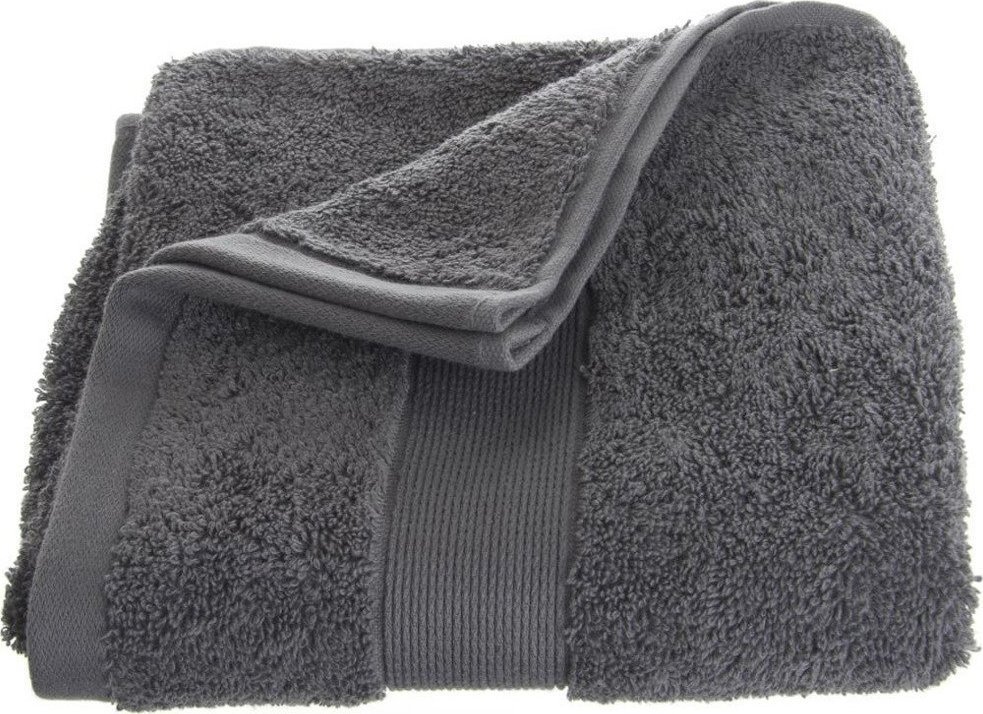 Atmosphera Bawełniany ręcznik do rąk - kolor ciemno-szary 90 x 50 cm
