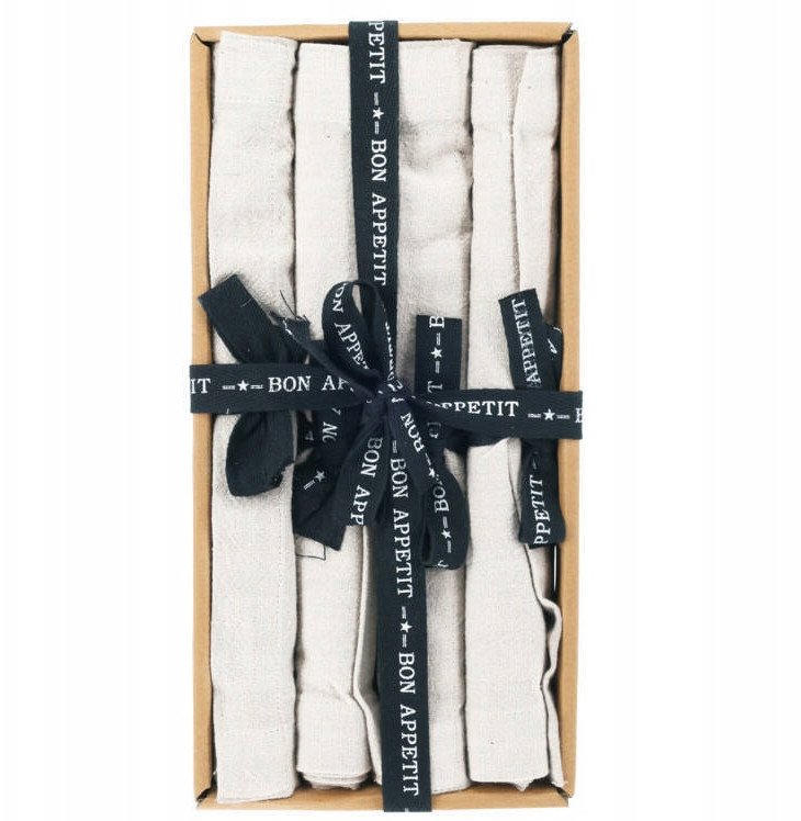 Podkładki na stół pod talerze, bawełniane, 4 sztuki, 48 x 33 cm