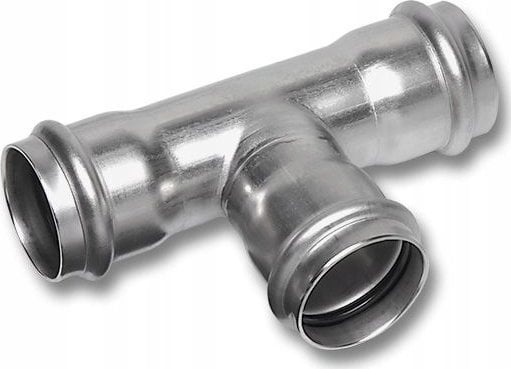 SANHA Trójnik równoprzelotowy SANHA-NIROSAN-Stahl szlachetna d90° d18SANHA