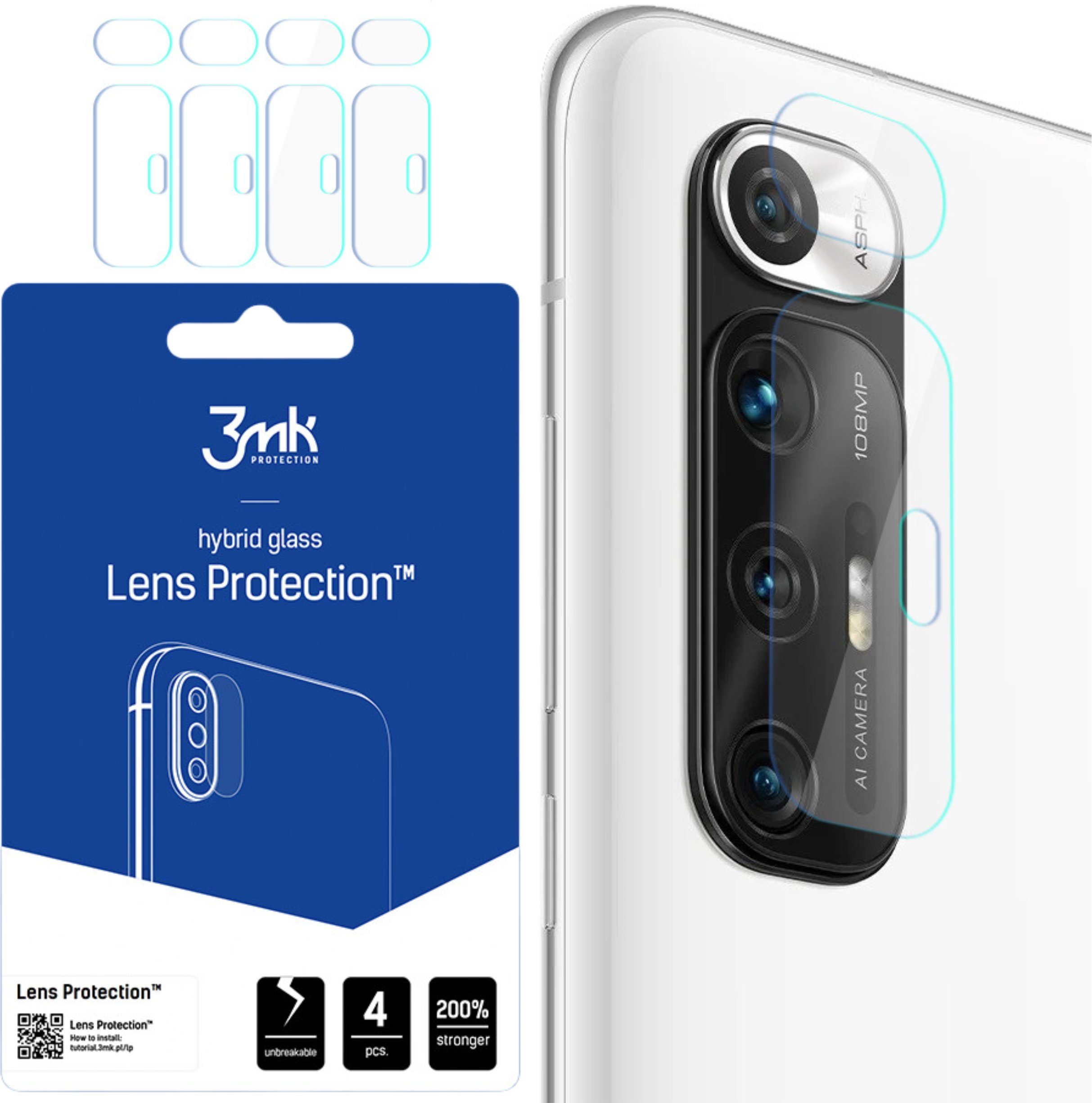 XIAOMI MI 10S 5G - 3MK LENS PROTECTION