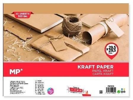 Papier kraftowy 295x295 20 arkuszy