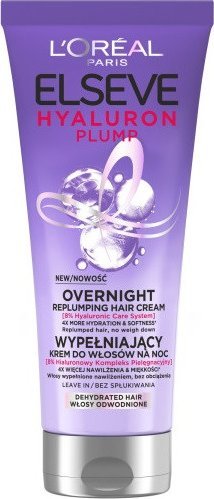 L'OREAL_Eleseve Hyaluron Plump wypełniający krem do włosów na noc bez spłukiwania 200ml
