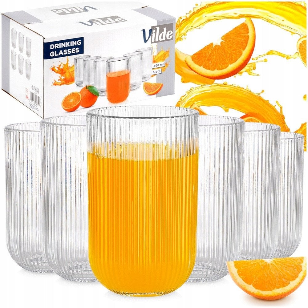 Szklanki 400 ml 6 szt.