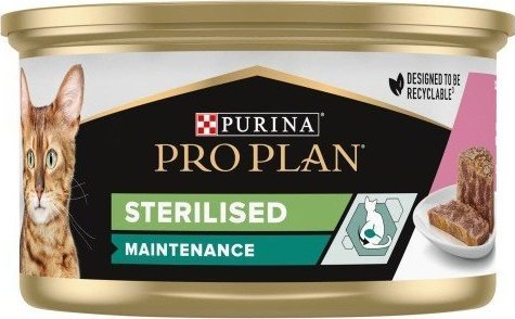 Triton PURINA Pro Plan Sterilised Pasztet z łososiem i tuńczykiem - mokra karma dla kota - 85 g