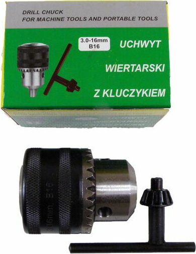 Silver GŁÓWKA DO WIERTARKI 16mm-B16-KLUCZYK / SILVER EXV003