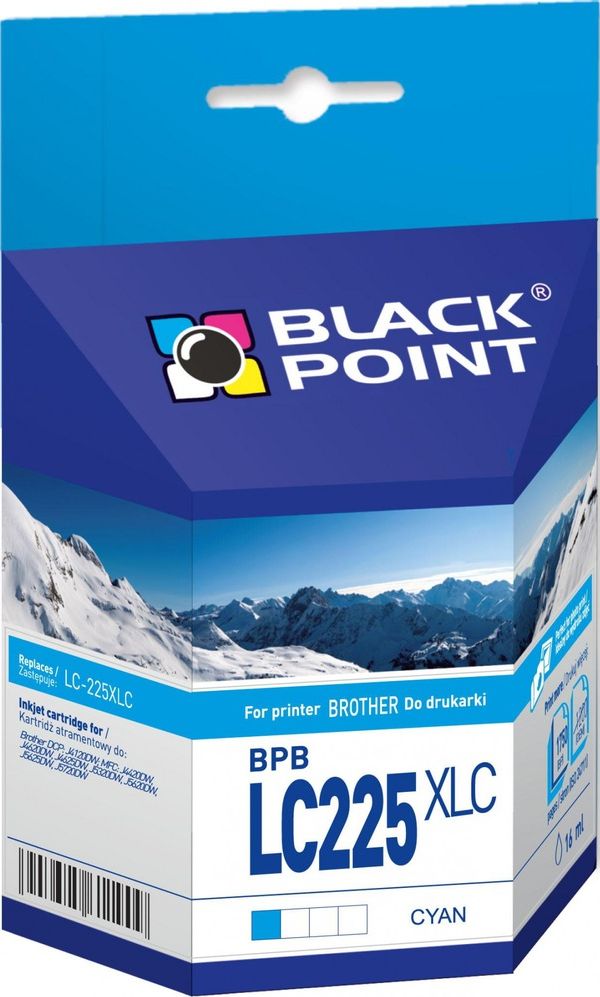 Tusz Black Point Tusz BPBLC225XLC (cyan)