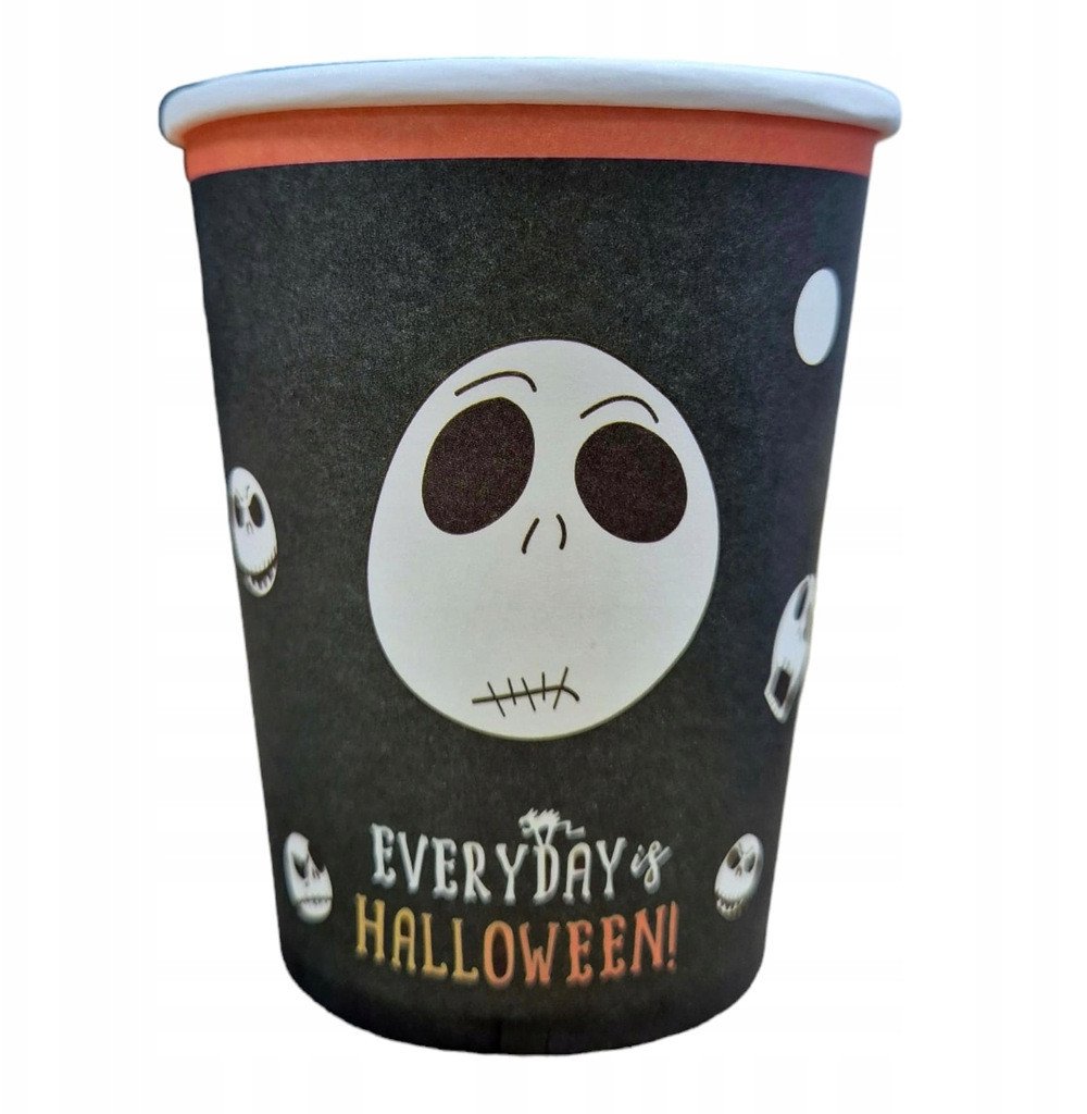 Kubeczki Jednorazowe Halloween Happy Birthday 10szt