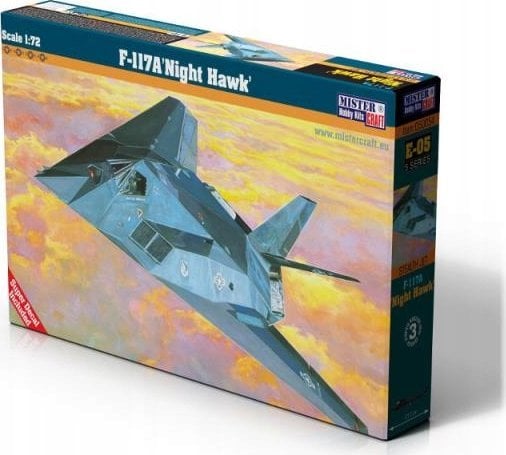 Olymp Aircraft Model samolotu do sklejania F-117A "Night Hawk" 1:72 E-05