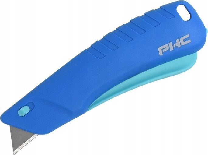 Dedra Nóż bezpieczny PHC Rebel Smart, z automatycznie chowanym ostrzem, niebieski