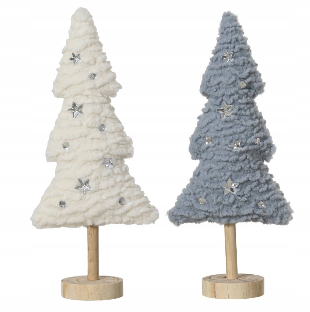 Figurka świąteczna choinka poliestrowa 36cm 1szt