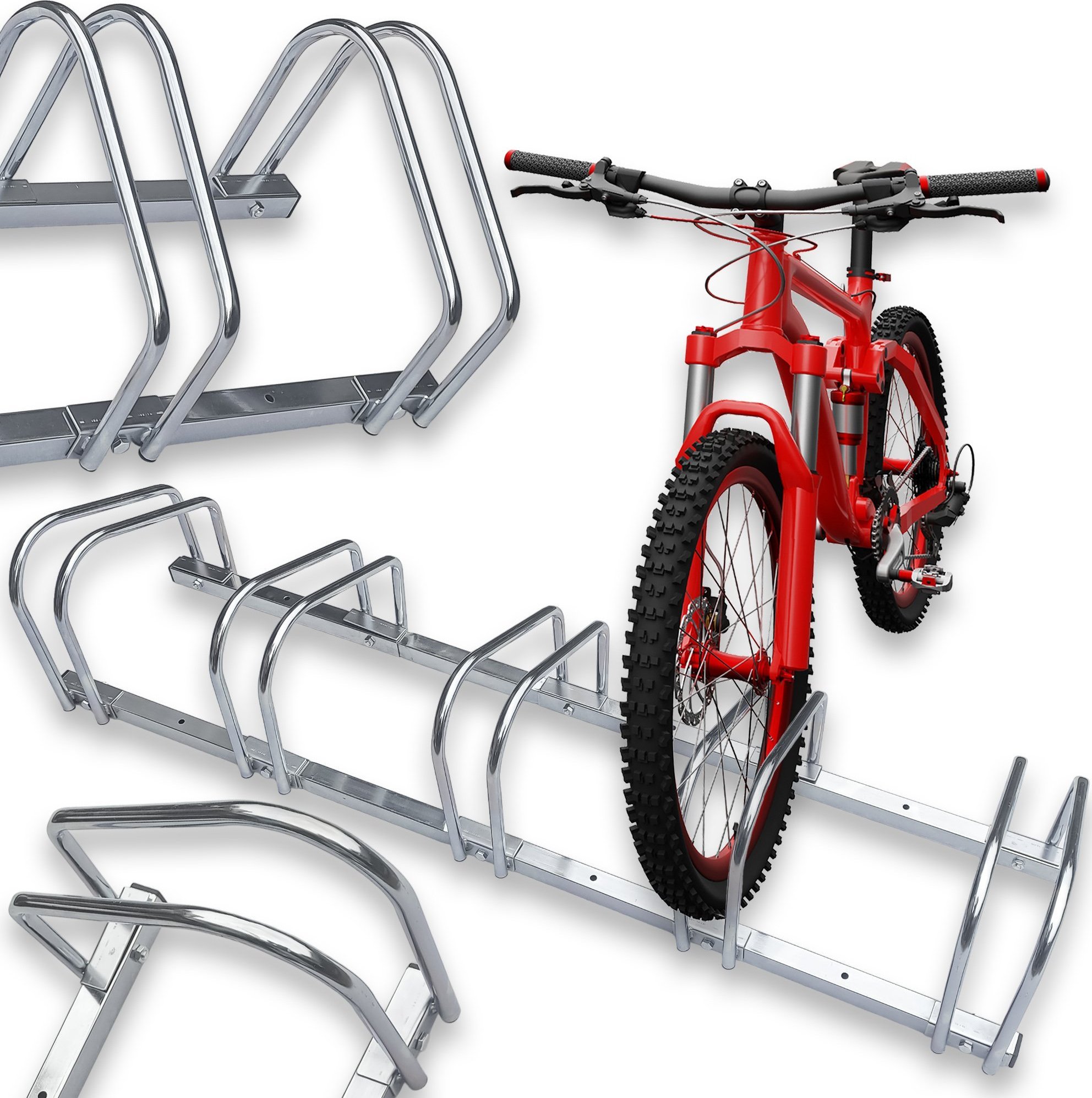 Heckermann Stojak na rower 5 stanowisk Heckermann RC-2832D