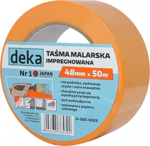Deka TAÅMA RYÅ»OWA MALARSKA IMPREGNOWANA 48MM*50M