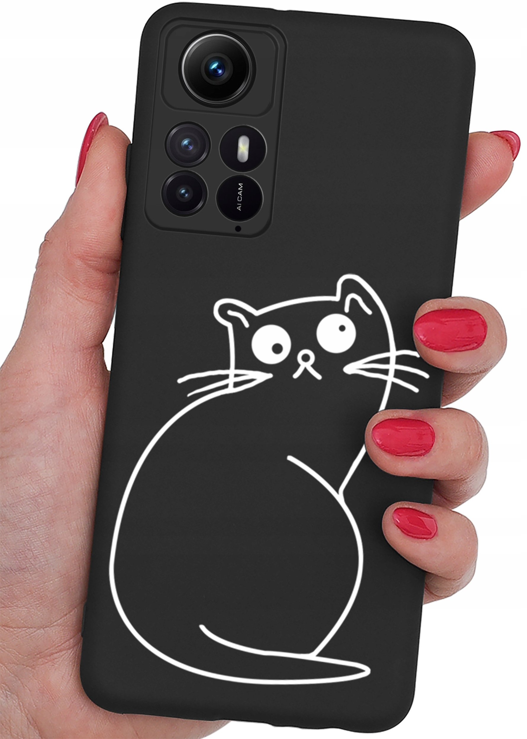 ETUI do Xiaomi Redmi Note 12S CASE WZORY + SZKŁO