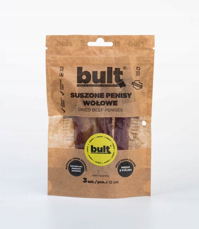 BULT Przysmak z penisów wołowych dla psa 3szt