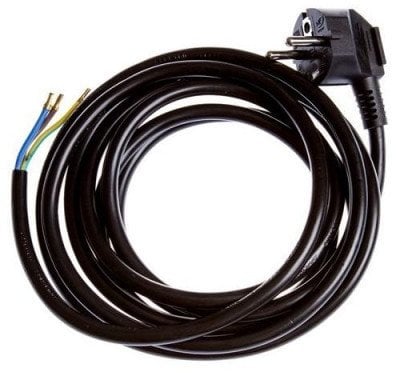 CORD WITH PLUG KF-CR2 3X1.5 5M BLACK