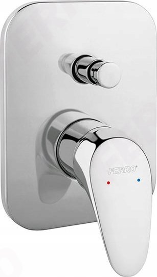 Bateria wannowa Ferro BAT. ONE PODTYNKOWA 2-FUNKCYJNA CHROM FERRO // BF.BFO7P